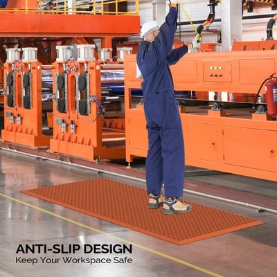 Multi-Purpose Anti-Slip Mat - Hex Drain Holes for Warehouse/Bar/Hospitality Area - Image 1 of 4