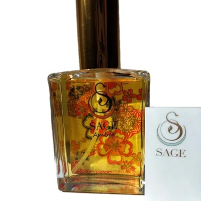 The Sage Lifestyle Ámbar Orgánico Eau De Toilette 2 Fl Oz / 60 ML NUEVO Foto 1 de 4