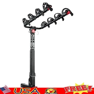 Portabicicletas ajustable receptor de 2 pulgadas con bloqueo para 4 bicicletas 140 libras nuevo - Imagen 1 de 9