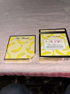 Too Faced Tutti Frutti It's Bananas BANANA CREAM Brightening Setting Powder NIB - Picture 1 of 6