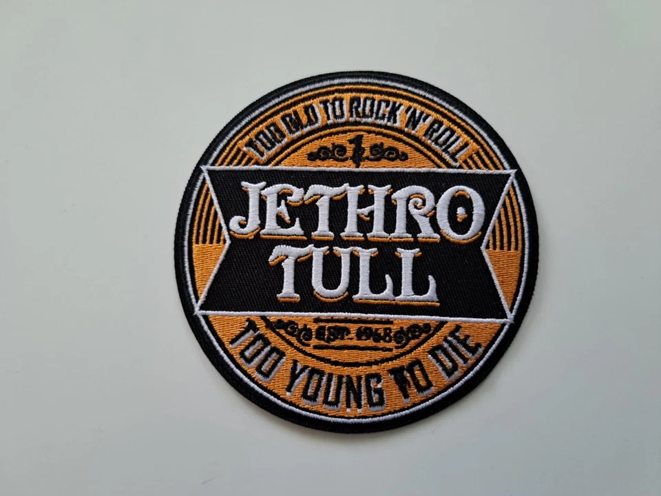 unused JETHRO TULL Too old top rock 'n' roll patch official merch - Image 1 of 1