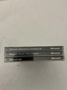 Microsoft Money,encyclopedia, And Gold New And Sealed - Picture 1 of 6