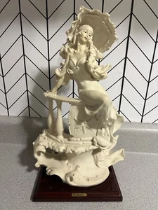 Escultura de porcelana Giuseppe Armani 16", salida de verano, hecha en Italia, 1985 - Imagen 1 de 10