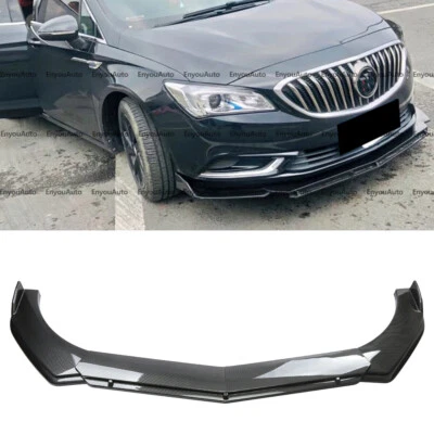 For Buick Regal Universal Front Bumper Lip Spoiler Splitter Carbon Fiber - Image 1 of 4