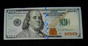 2017 A $100 STAR NOTE PL 12759424 * - Picture 1 of 2
