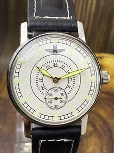 OROLOGIO DA POLSO VINTAGE STURMANSKIE AVIATOR MATRIMONIO STILE MILITARE SOVIETICO URSS - Foto 1 di 12