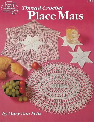 Colchonetas de ganchillo de hilo crochet PATRÓN INSTRUCCIONES folleto Foto 1 de 2