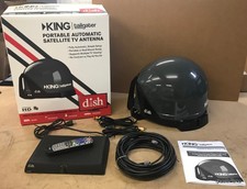 KING Tailgater VQ4550 Portable Dish TV Kit - COMPLETE - receiver, remote, cables