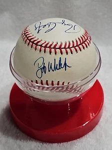 Bob Welch Roger Craig Signed Ball MLB National Baseball Autographed 1978 - Picture 1 of 5