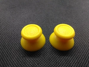 NEW SONY PlayStation 4 DualShock 4 YELLOW Joysticks Thumbsticks Set 2432 - Picture 1 of 4