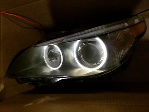 2004 2005 2006 2007 BMW 525I 530I 545I 550I M5 DRIVER LEFT XENON HEADLIGHT - Picture 1 of 12