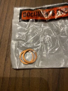 M25182-CU Parker Copper Washer X 2 - Picture 1 of 2