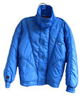 Vtg 90s 90s Men's ELLESSE Blue Nylon Bomber Ski Jacket