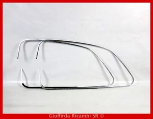 2x Bordino Cornice Rasavetro Raschiavetro Anteriore Fiat 500 Ricambi Auto Epoca - Foto 1 di 1