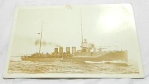 Vintage RPPC Real Photo Postcard - U.S.S. Cummings - Decommissioned in 1945 - Picture 1 of 4