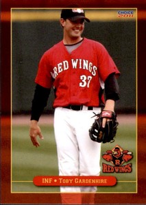 2011 Rochester Red Wings Choice #10 Toby Gardenhire Little Canada Minnesota Card