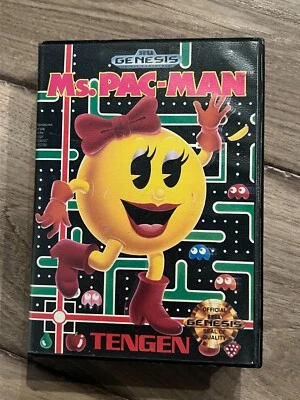 Ms. Pac-Man (Sega Genesis, 1991) NO MANUAL - Image 1 of 4