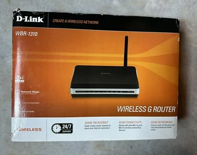 D-Link WBR-1310 54 Mbps 4-Port 10/100 Wireless G Router Pre-owned - Image 1 of 2