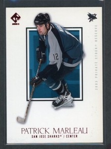 2002-03 PRIVATE STOCK RESERVE RED #87 PATRICK MARLEAU 27/50 *14727