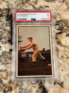 Gil Hodges 1953 Bowman #92 PSA 5 Freshly Graded Centered Amazing Eye Appeal HOF - Picture 1 of 2