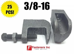 (QTY 25) 3/8" Wide Throat Eisen Universal Balken Klemme Unistrut Kanal #5113-101 - Bild 1 von 4