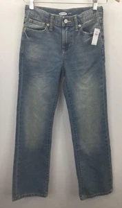 NEW Old Navy Boot Cut Denim Jeans Boys / Girls Husky Med Acid Wash Size 10H NWT - Picture 1 of 7