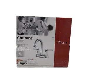 Pfister Courant 4 in. Centerset 2-Handle Bathroom Faucet in Polished Chrome - Picture 1 of 3