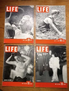 4 Life Magazine Lot Complete Month of July 1938 - 4, 11, 18, 25 - Foto 1 di 24