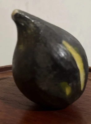 Early Antique Italian Alabaster Stone Fruit. Solid 3 Inch Diameter Hand Carved - Image 1 of 4