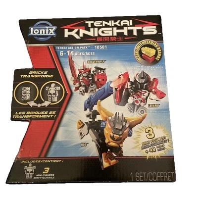 Ionix Tenkai Knights Action Pack 10501 BRAVENWOLF HOS  LEINAD / NEW  RARE - Image 1 of 2