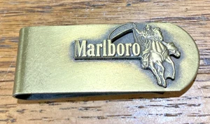 Vintage Brass Marlboro Money Clip - Picture 1 of 2