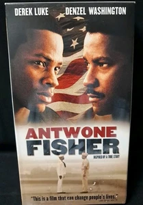Antwone Fisher VHS 2003 Blue Tape Denzel Washington Previously Rented Tested - Foto 1 di 5