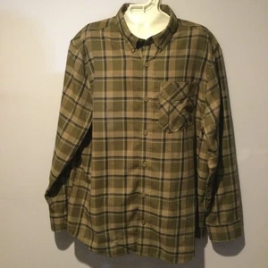 DULUTH ALASKAN HARDGEAR SLIM FIT HERREN GRÜN WINDOWPANE KARIERT LANGARM HEMD XL - Bild 1 von 13