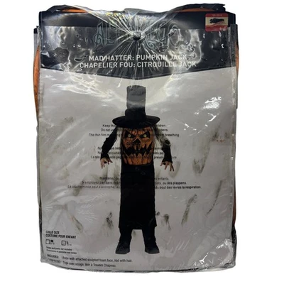 Disfraz Sombrerero Loco Calabaza Jack Niño Talla Halloween Foto 1 de 2