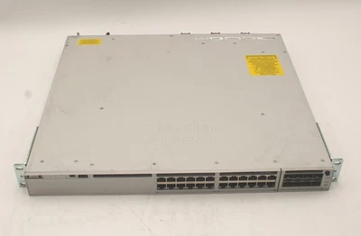 Cisco 9300-24T-A V02 w/C9300-NM-8X Network Module - Image 1 of 3