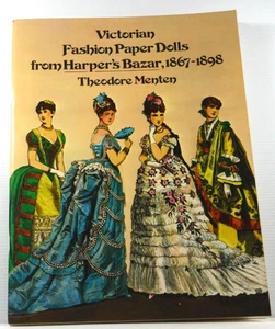 Victorian Fashion Paper Dolls from Harper's Bazar 1867-1898 by Theodore Menten - Picture 1 of 14