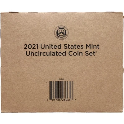 2021 Mint Set Original Sealed Box 14 BU Coins - Image 1 of 4