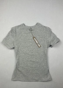 Skims Cotton Jersey T-Shirt - Light Heather Grey- XS - Picture 1 of 2