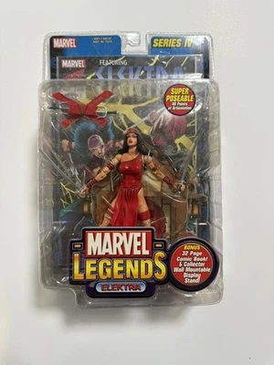 Figura Elektra 6" Marvel Legends Serie IV con Lámina Roja Cómic ToyBiz 2003 Foto 1 de 4