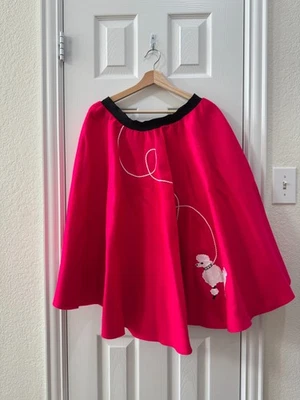 Falda Capa Círculo Caniche Estilo Años 50 De Colección - Top Labial Tienda Años 50, Talla Única Foto 1 de 4