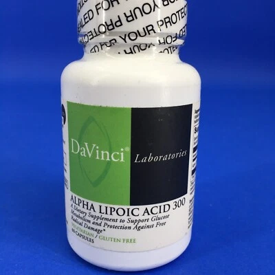 Ácido alfa lipoico DaVinci Laboratories 300 mg 60 cápsulas Foto 1 de 4
