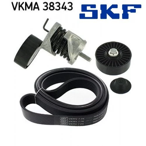 Keilrippenriemensatz SKF VKMA38343 für BMW 1er 3er 3er Coupe - Bild 1 von 1