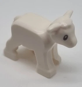 LEGO City Zoo Bauernhof Animals Tier Figur  Schaf ein mini kleines Baby Lamm - Zdjęcie 1 z 1