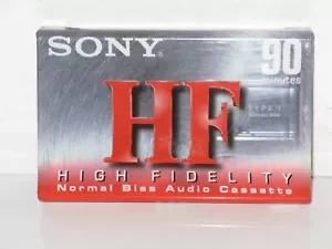 SONY C-90HFC Normal Bias Blank Audio Cassette - Picture 1 of 8