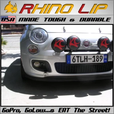 FIAT 147 Oggi Panorama Spazio Uno Mille GT Rubber Chin Spoiler Splitter RhinoLip - Image 1 of 4