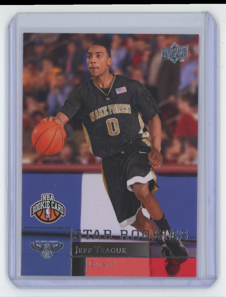2009-10 Upper Deck Star 新秀 Jeff Teague 篮球卡亚特兰大老鹰队 #218 — 第 1/2 张图片