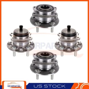 (4) Front & Rear Wheel Hub Bearing Assembly Fits Kia Sportage Hyundai Tucson FWD - Foto 1 di 11
