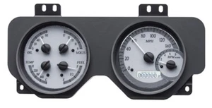 Dakota Digital 69 Pontiac Firebird Analog Gauge Kit Silver White VHX-69P-FIR-S-W - Bild 1 von 4