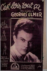 Partition alt partitur sheet music = Georges Ulmer - C'est loin tout ça - Imagen 1 de 1