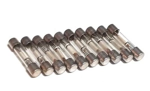 Lot of 10 Bussmann Fusetron MDL-1/2 Time Delay Fuses 1/2A 250VAC .25" x 1.25" - Picture 1 of 1